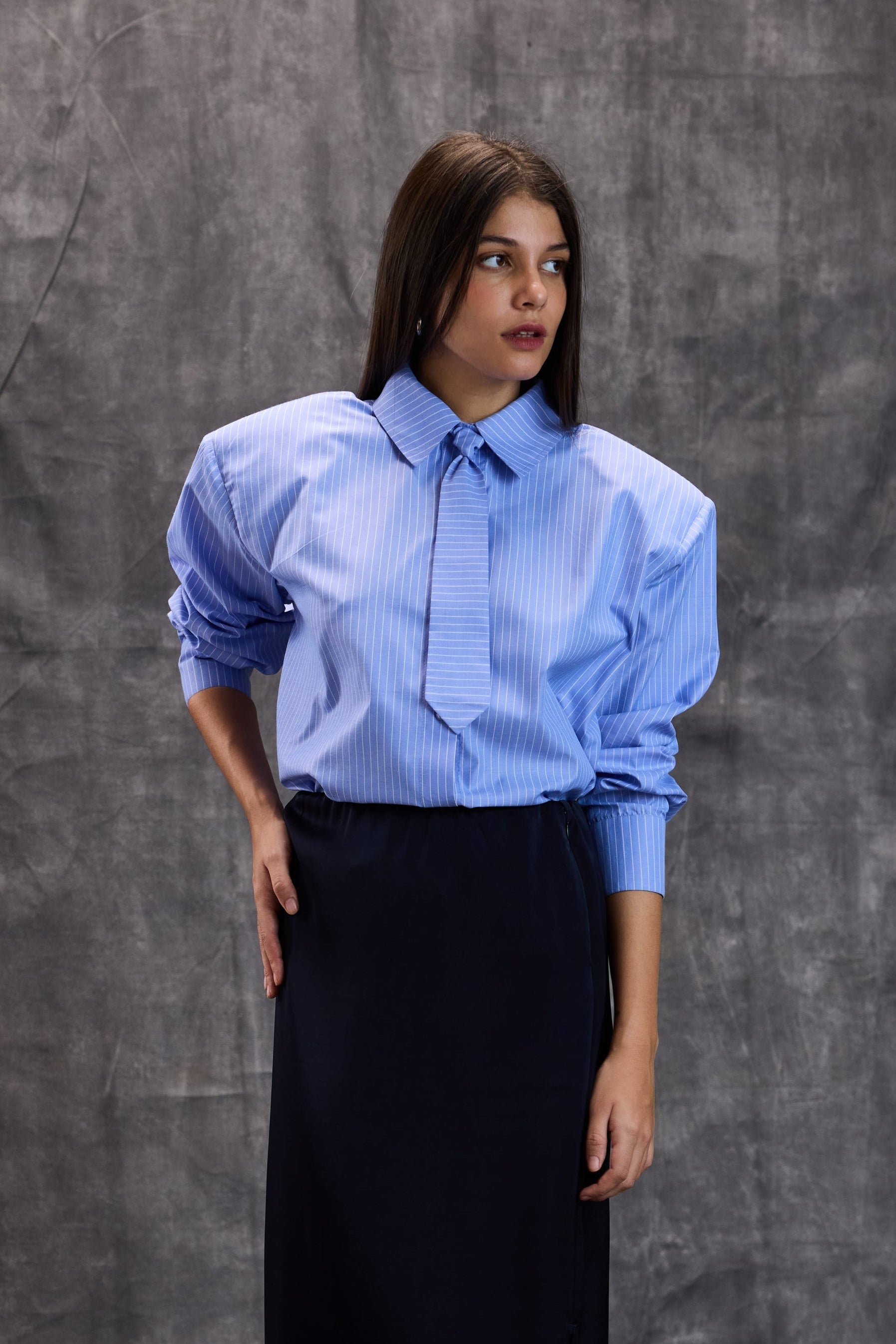 Tonal Puffer Shirt