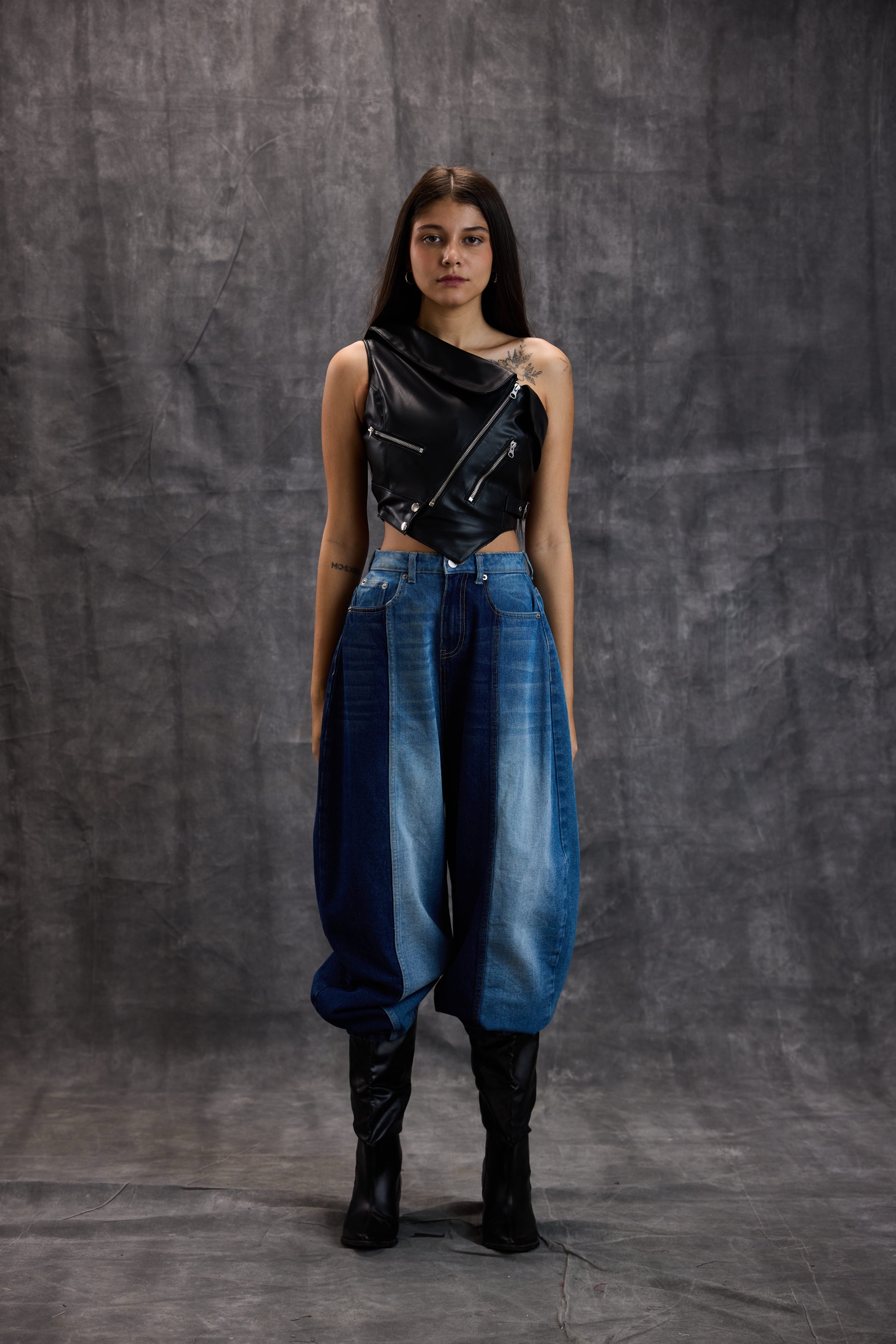 Leather Moto Vest