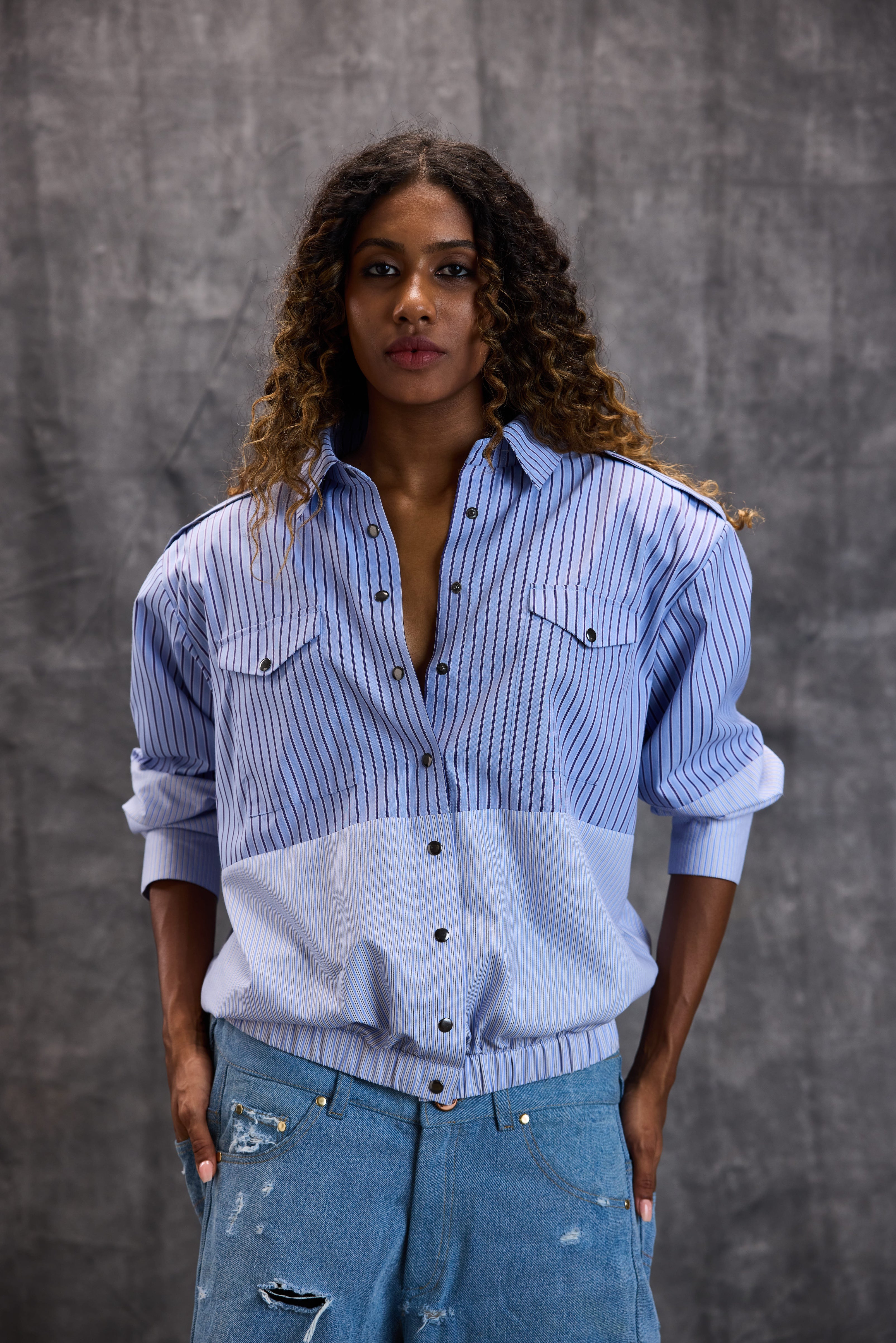 White Stripe Shirt