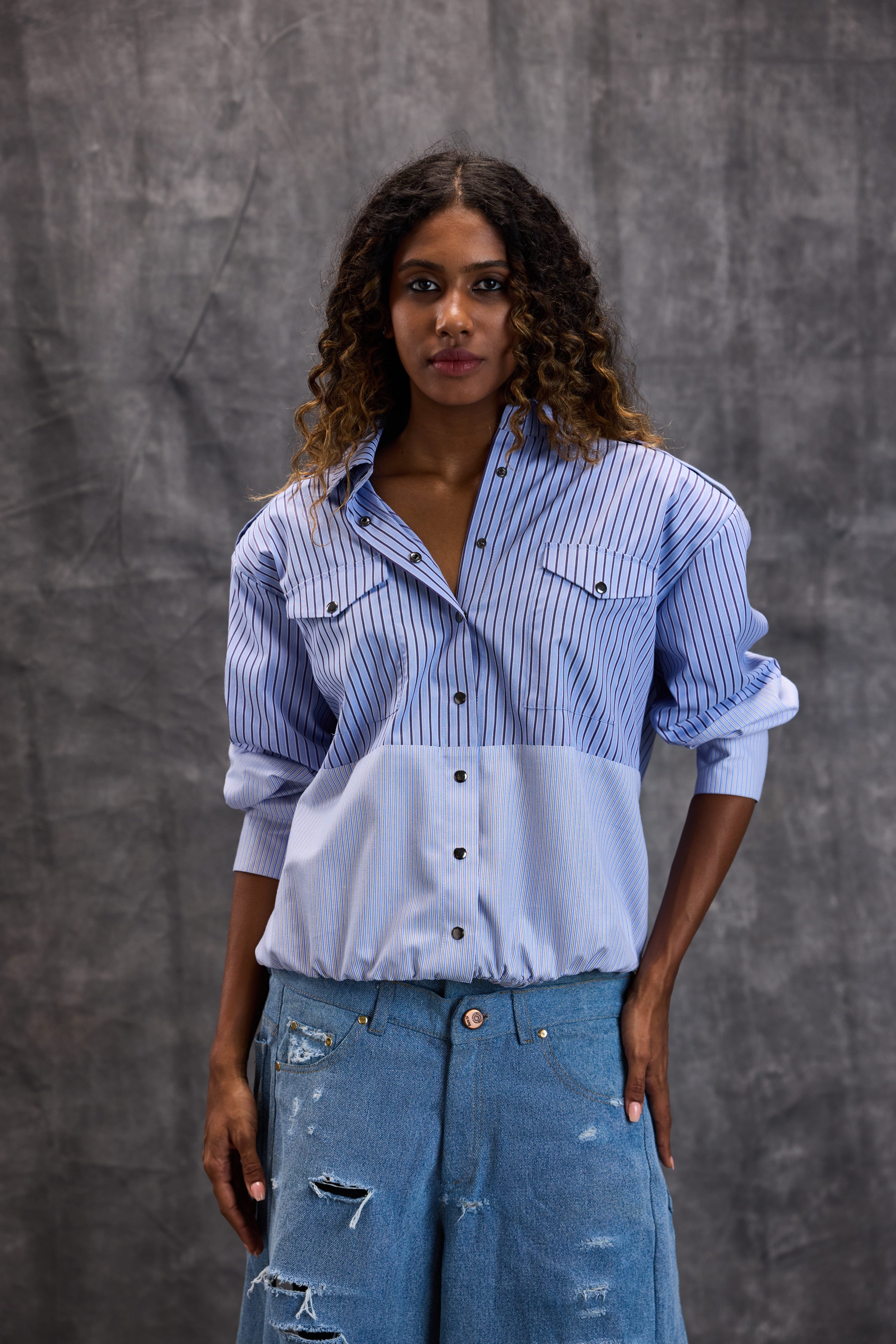 White Stripe Shirt