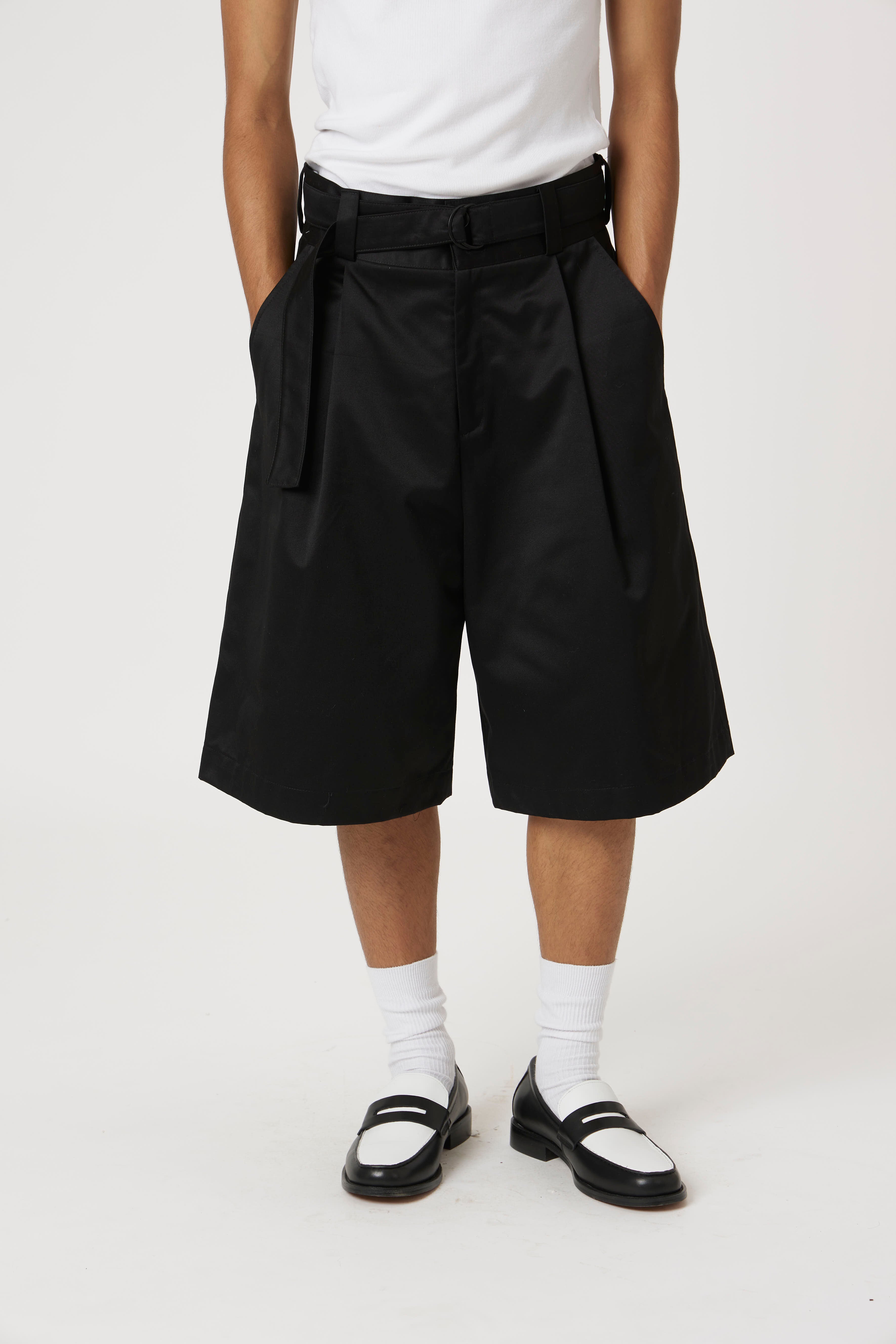 Hifg Waited Black Shorts