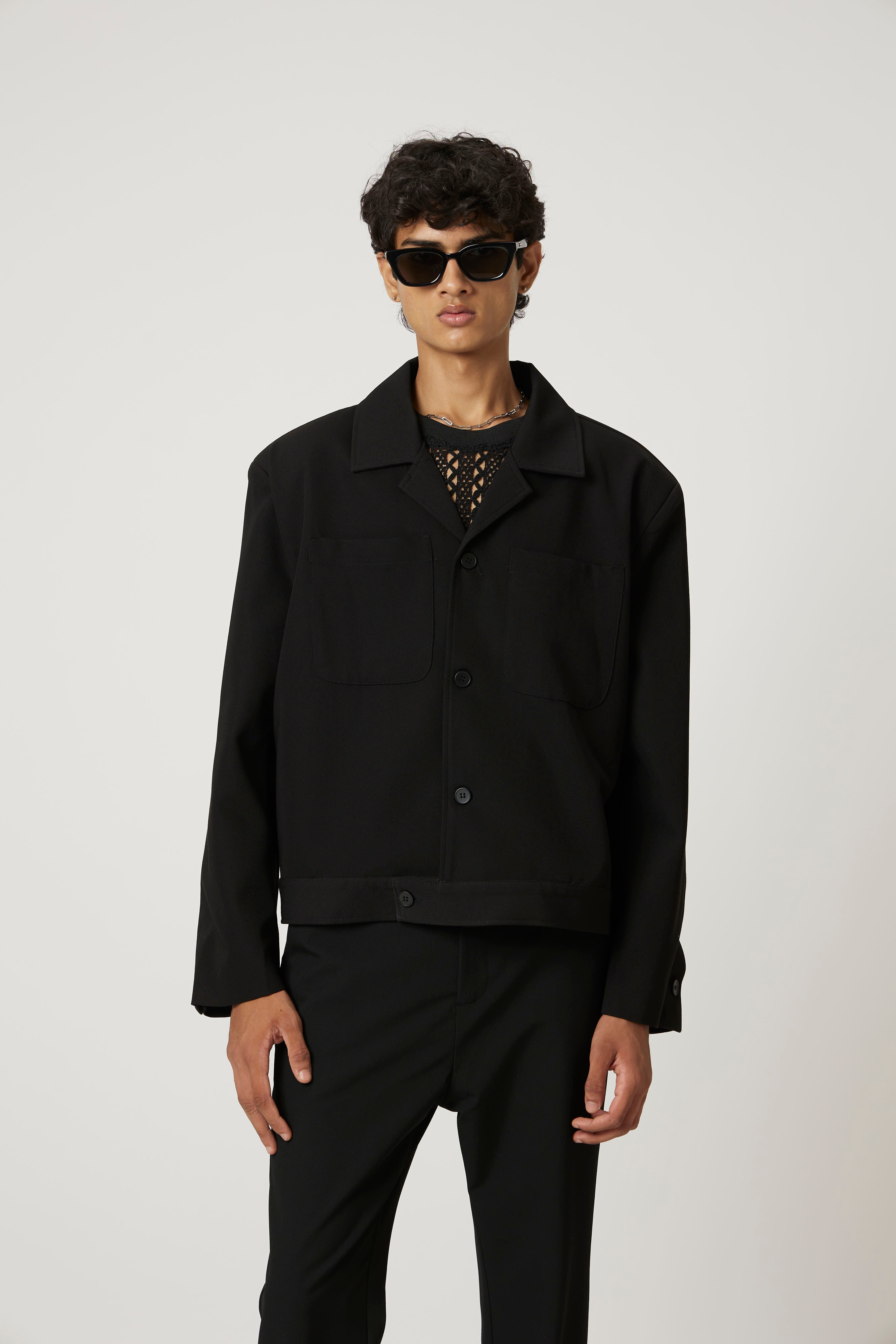 power tuck jacket
