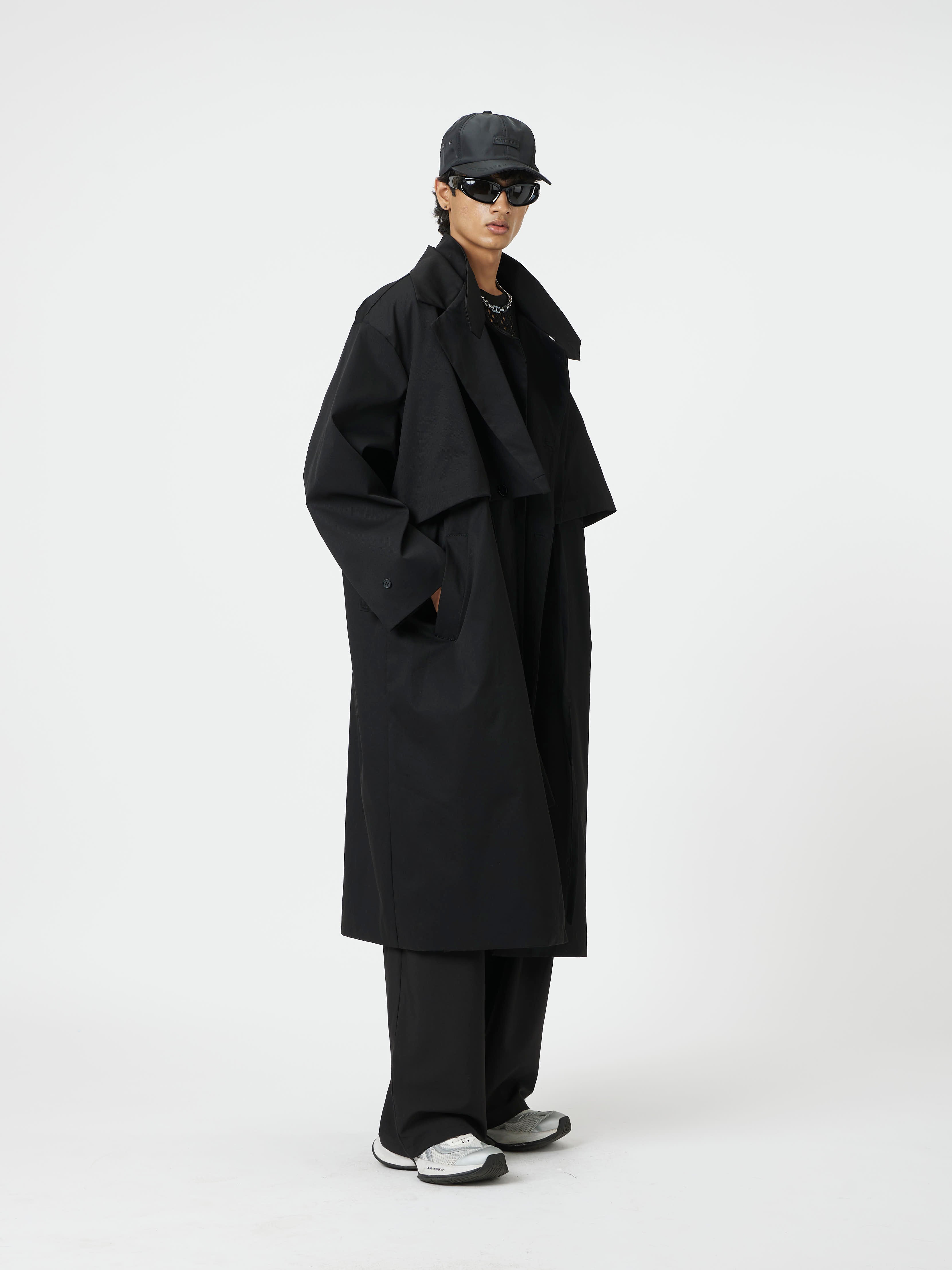 vintage wash trench