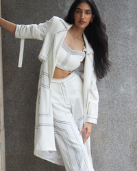 white trench coat