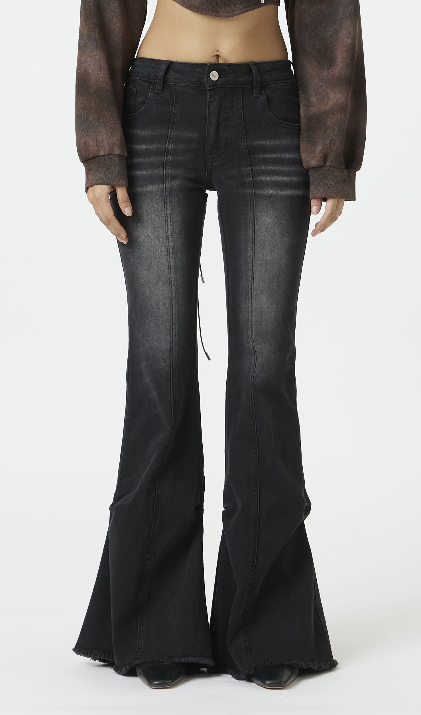 Black Washed Denims