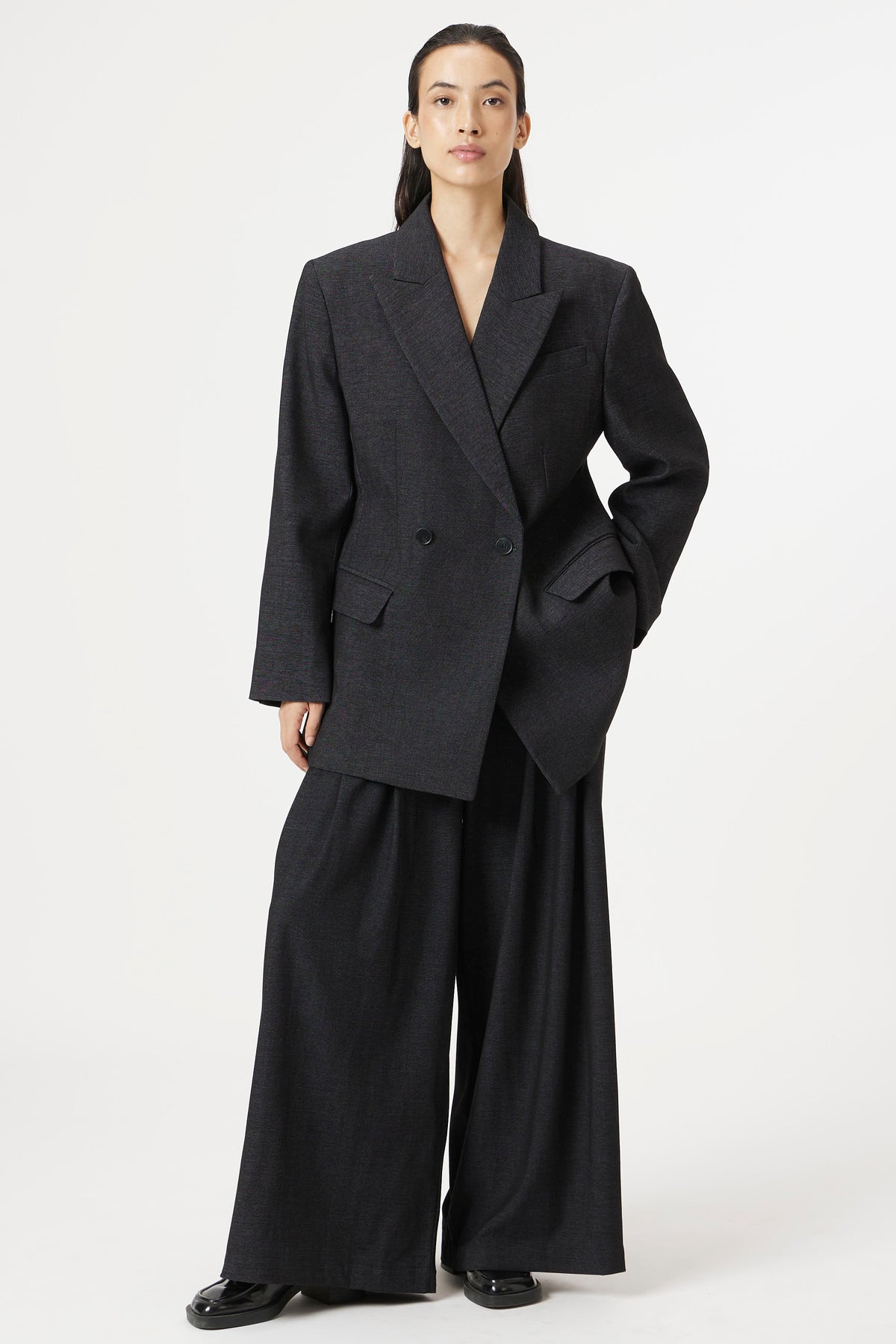 Black Structured Suit
