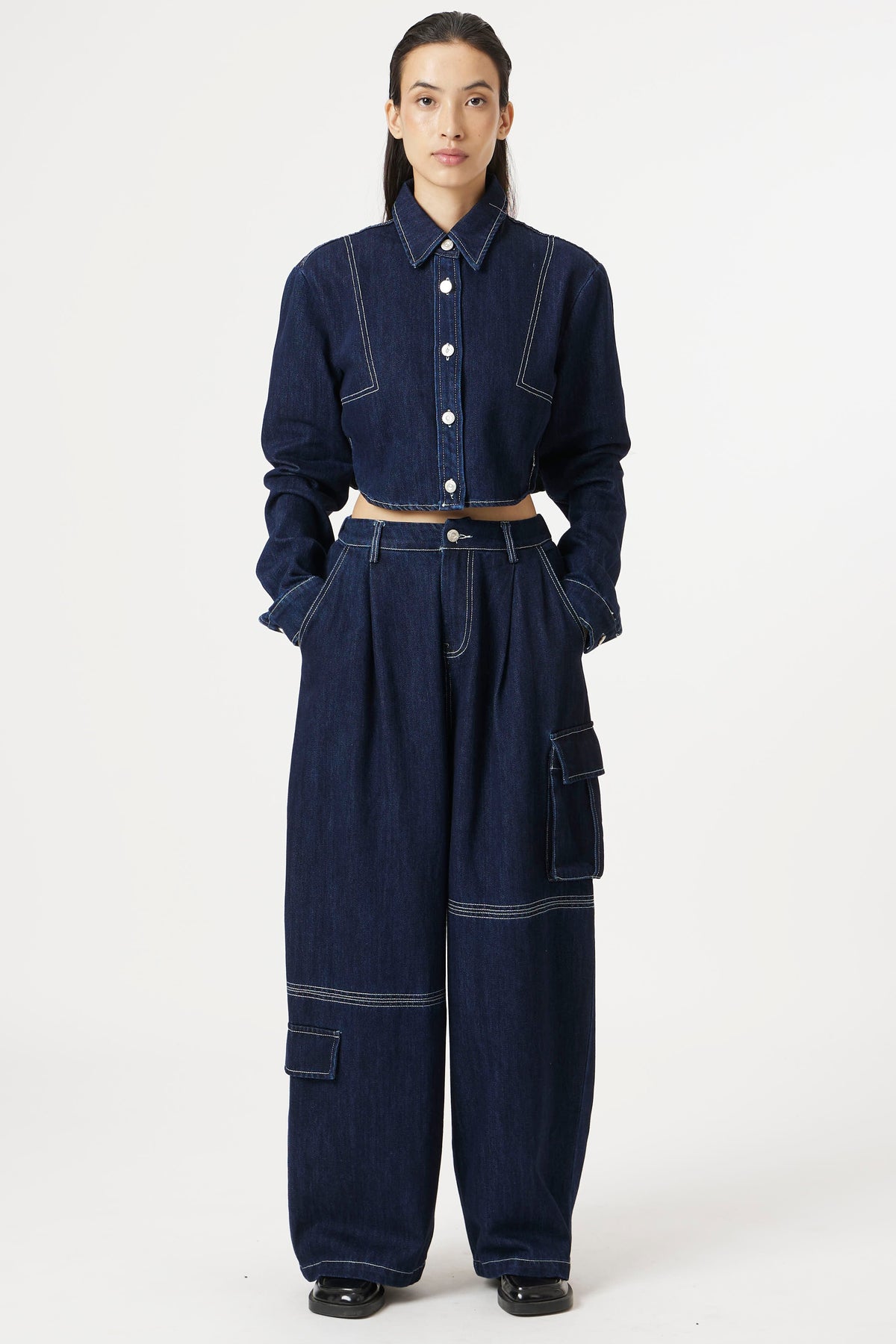 Denim Casual Set