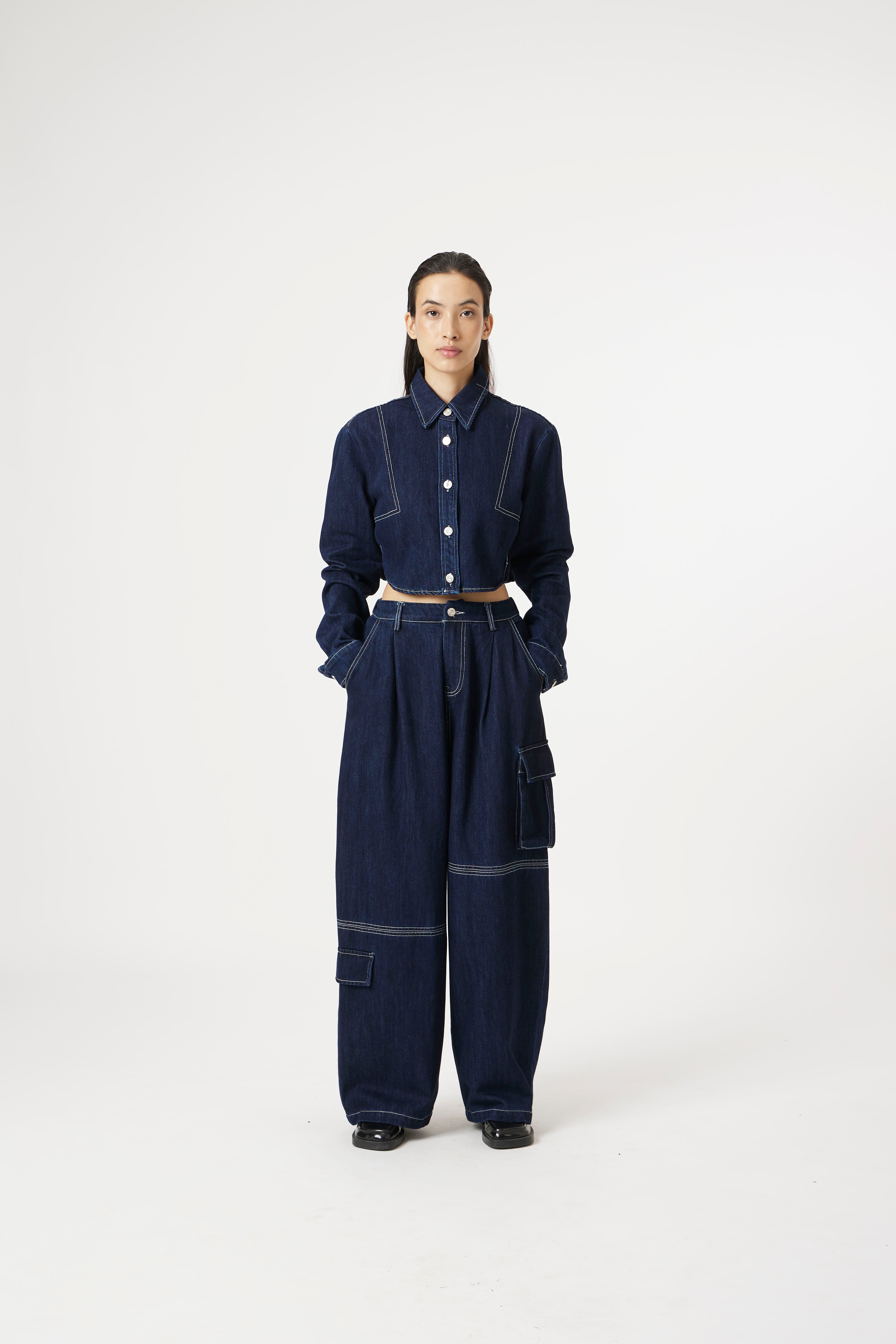 Denim Casual Set