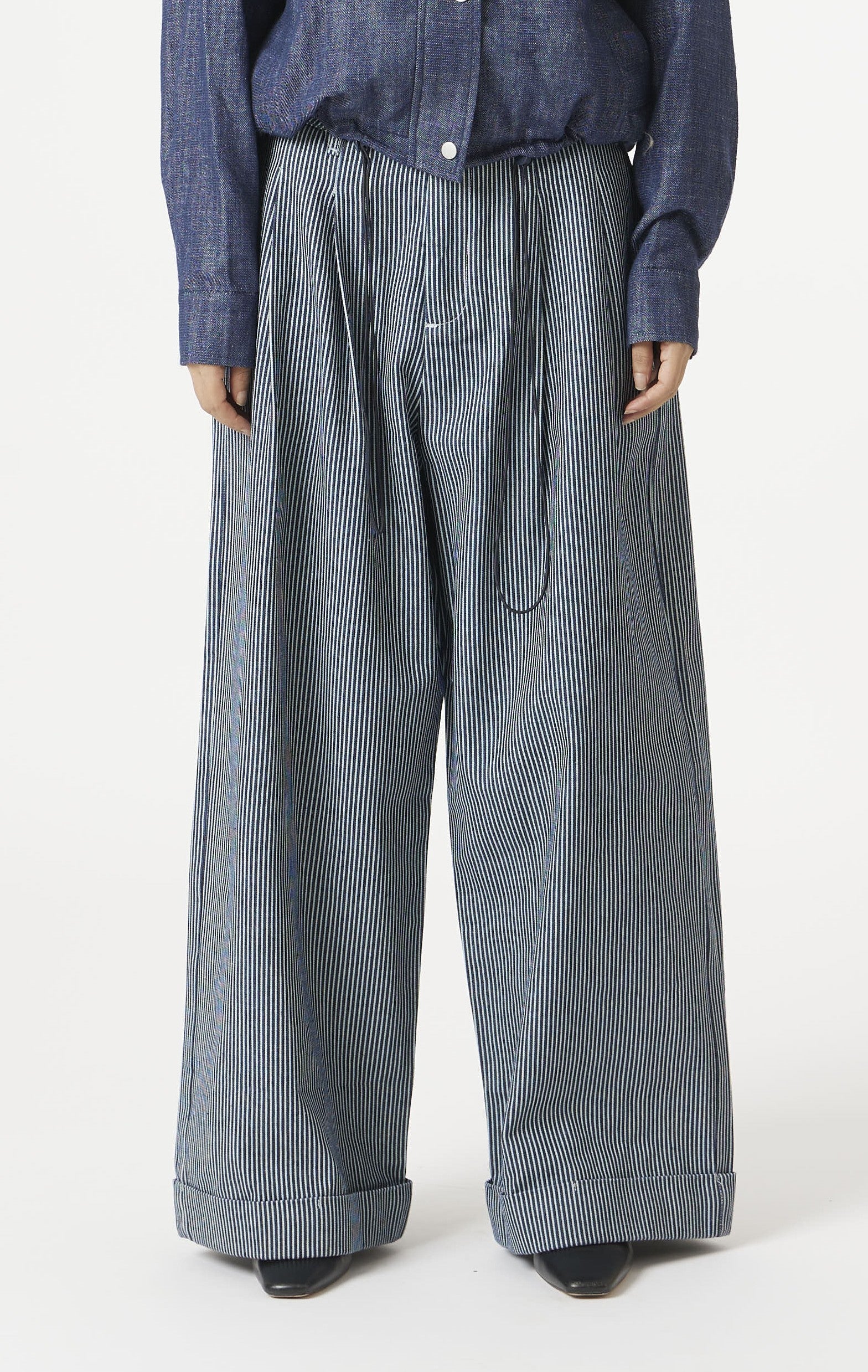 Blue Frame Pants