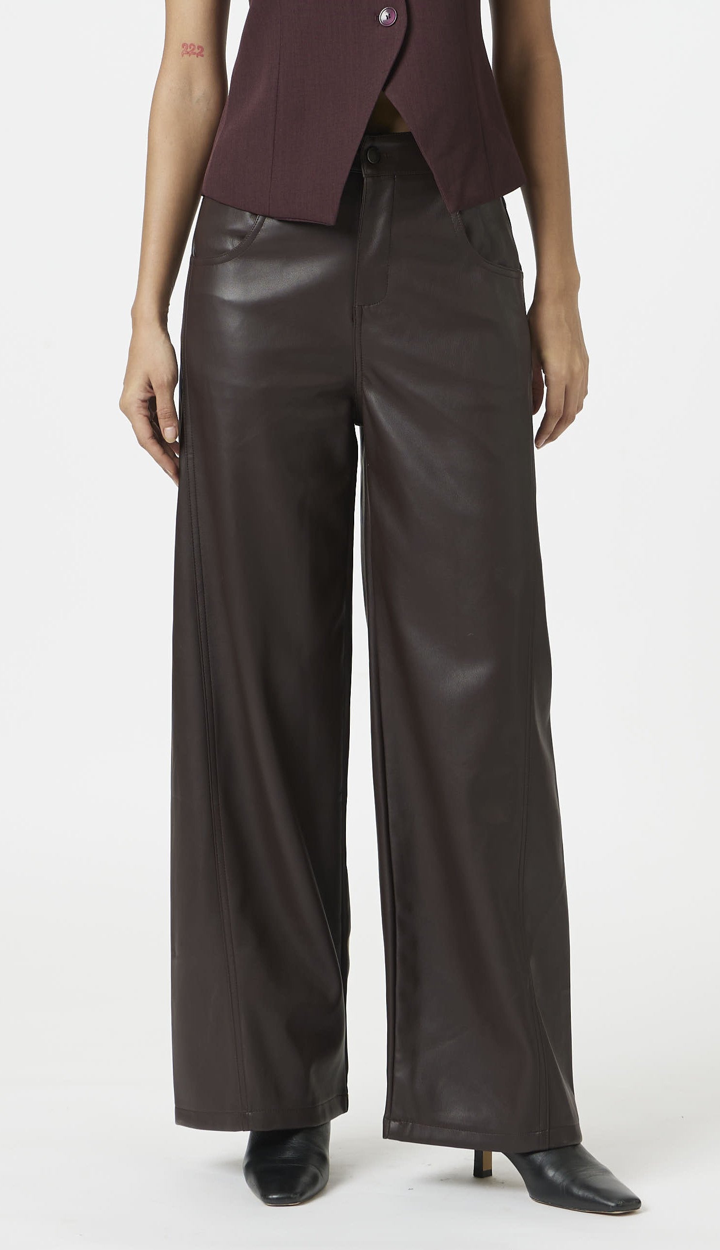 Brown Striaght Pants