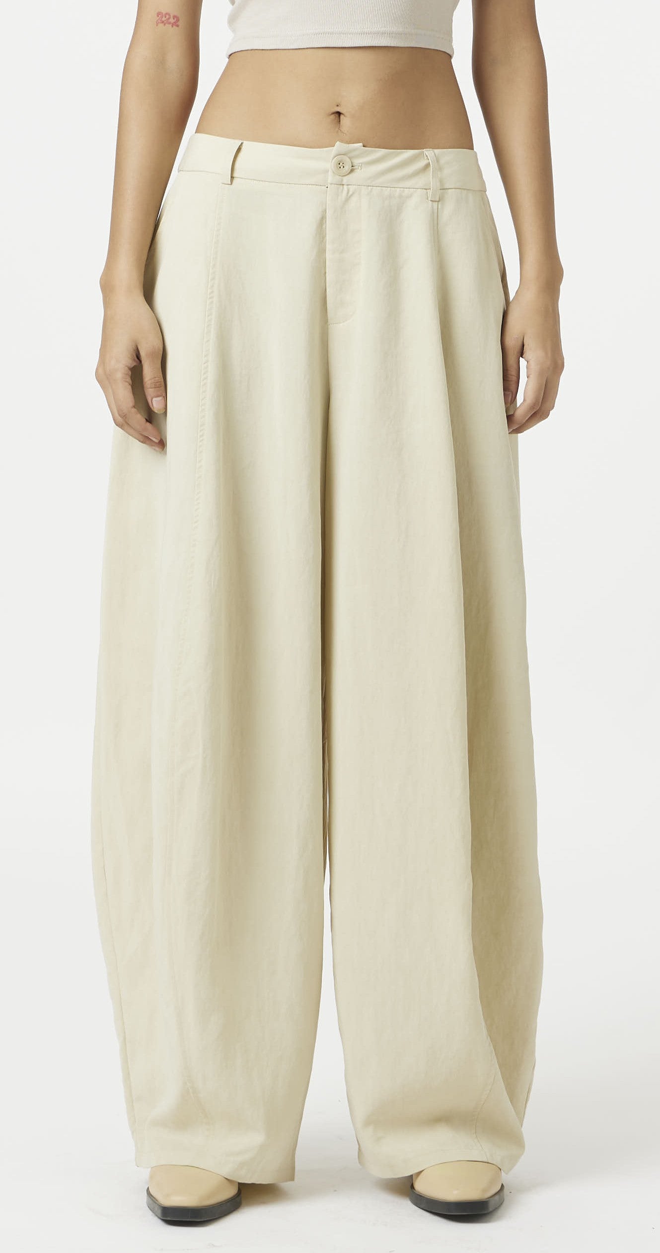 Biege Lazy Pants