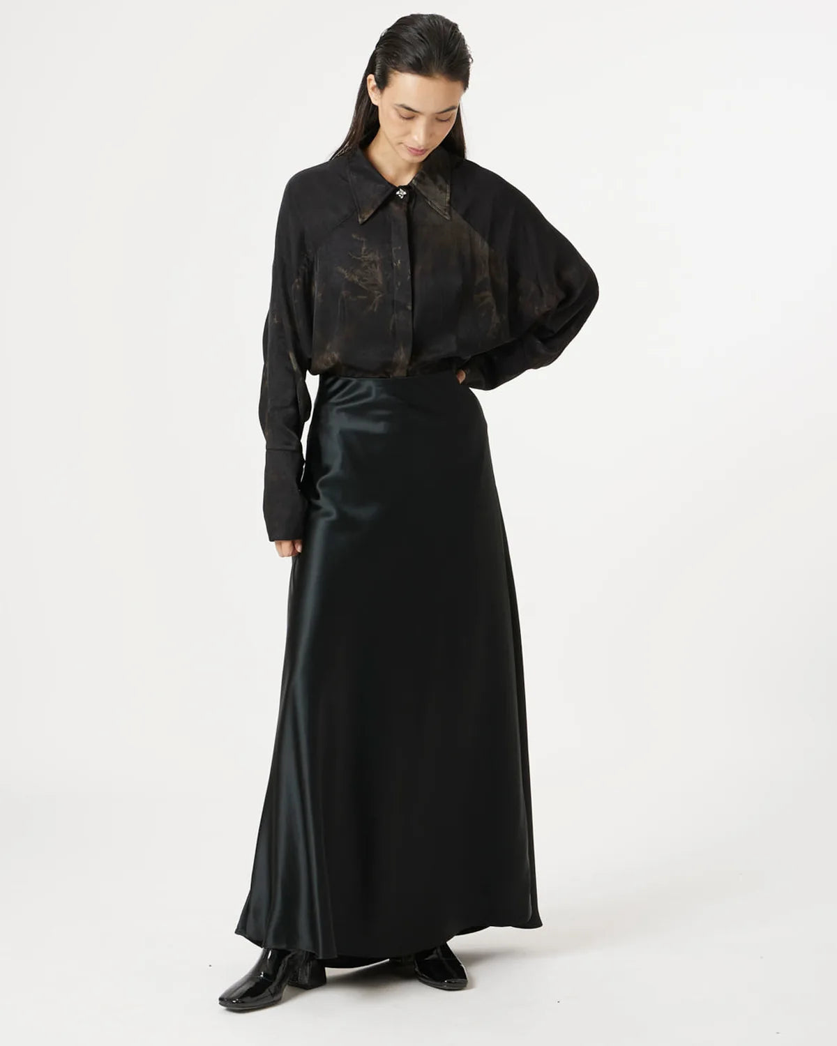 Breezy Satin Skirt